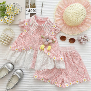 Hollow-Out Top & Shorts