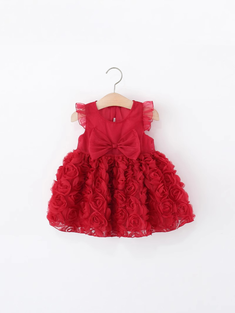 Bow Rose Flying Sleeve