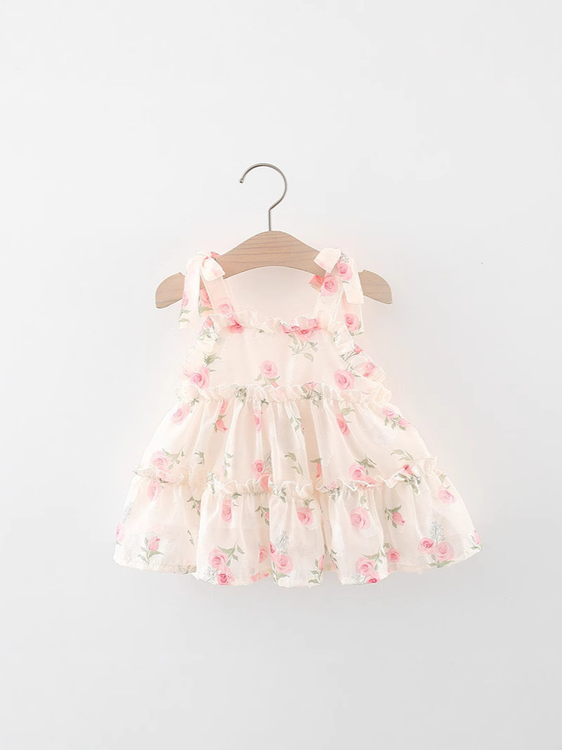 Floral Chiffon Sling Dress - Image 2