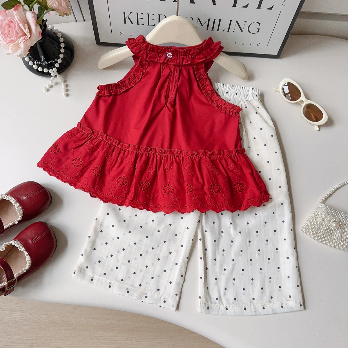 Ruffled Vest Top & Pant - Image 2