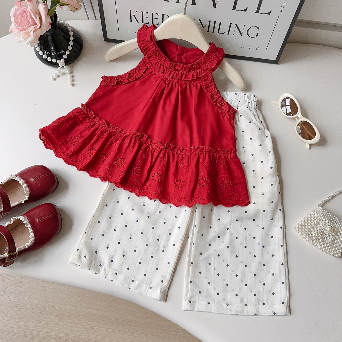 Ruffled Vest Top & Pant