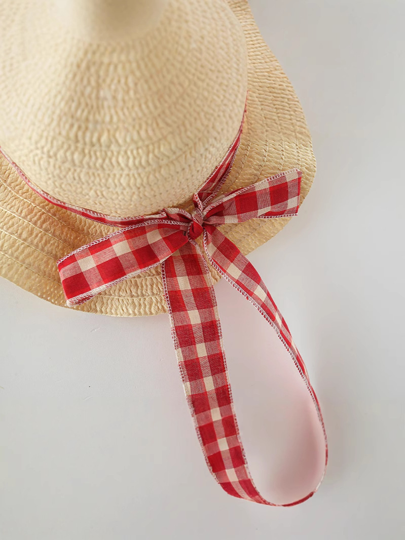 Hem Lace Plaid Dress - Image 4