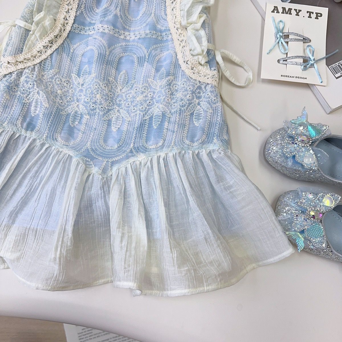 Lace Vest Princess Dress - Image 4