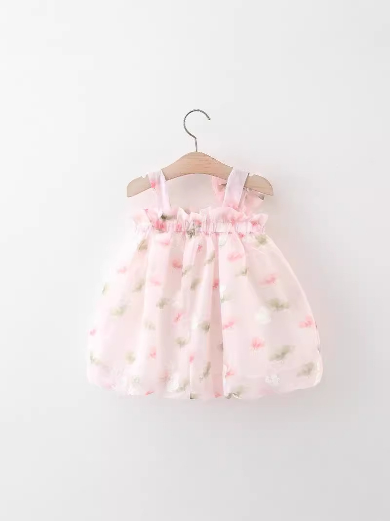 Embroidered Sling Dress - Image 2