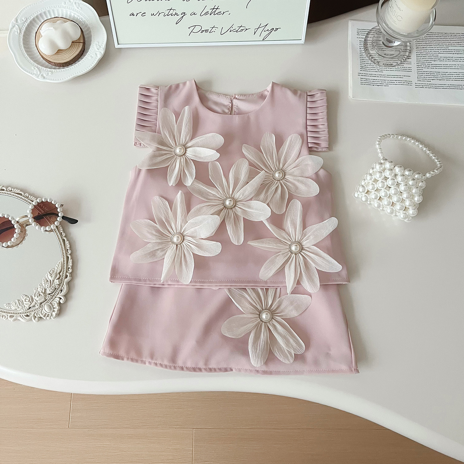 Round Neck Half Sleeve Skirt - Image 5