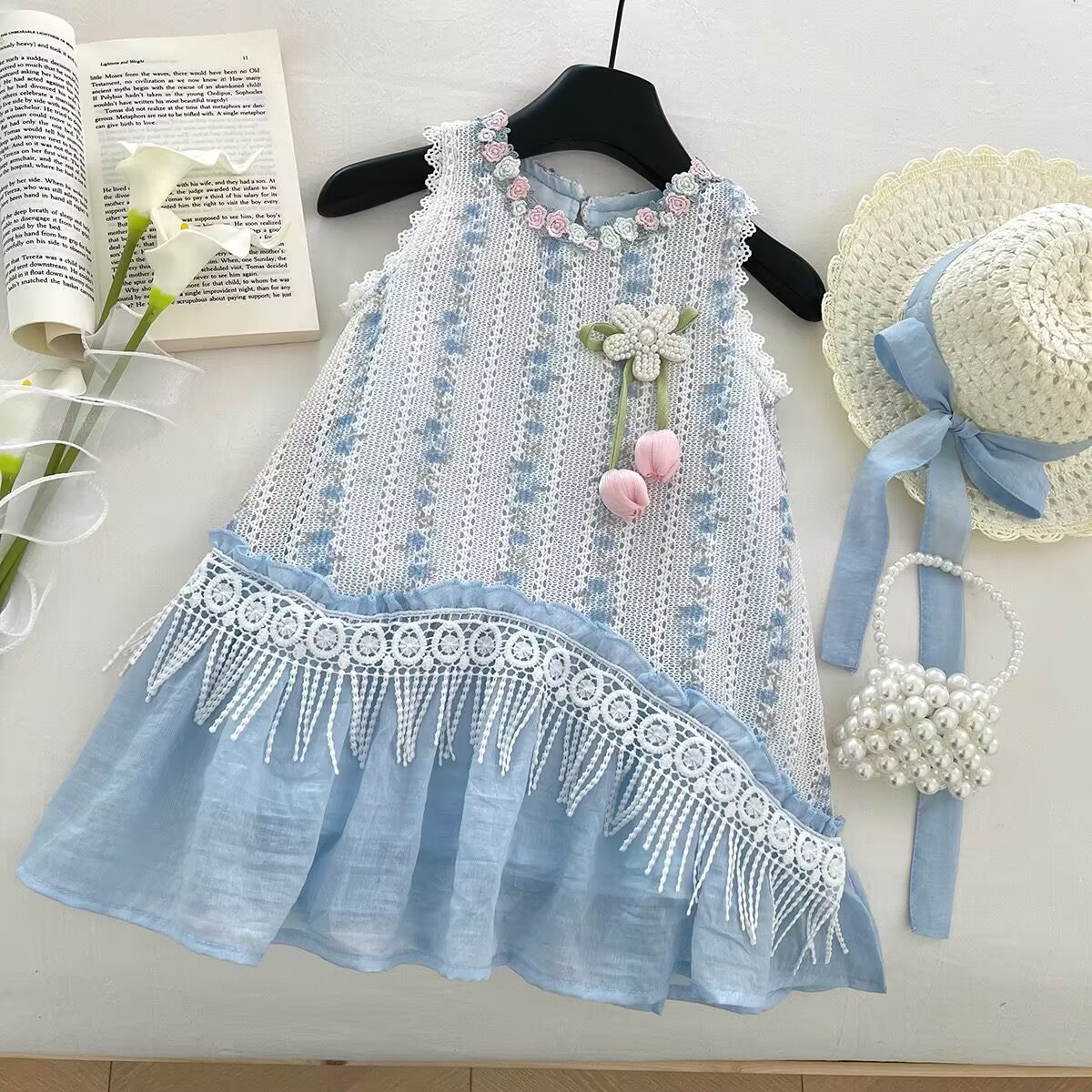 Lace Dress Vacation Style