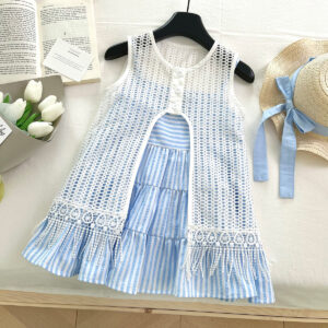 Cardigan Striped dress