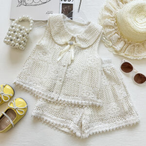 Lace Vest Top & Floral Shorts