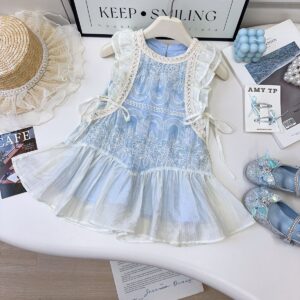 Lace Vest Princess Dress