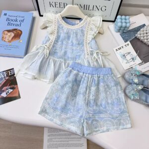 Flying Sleeve Top Shorts