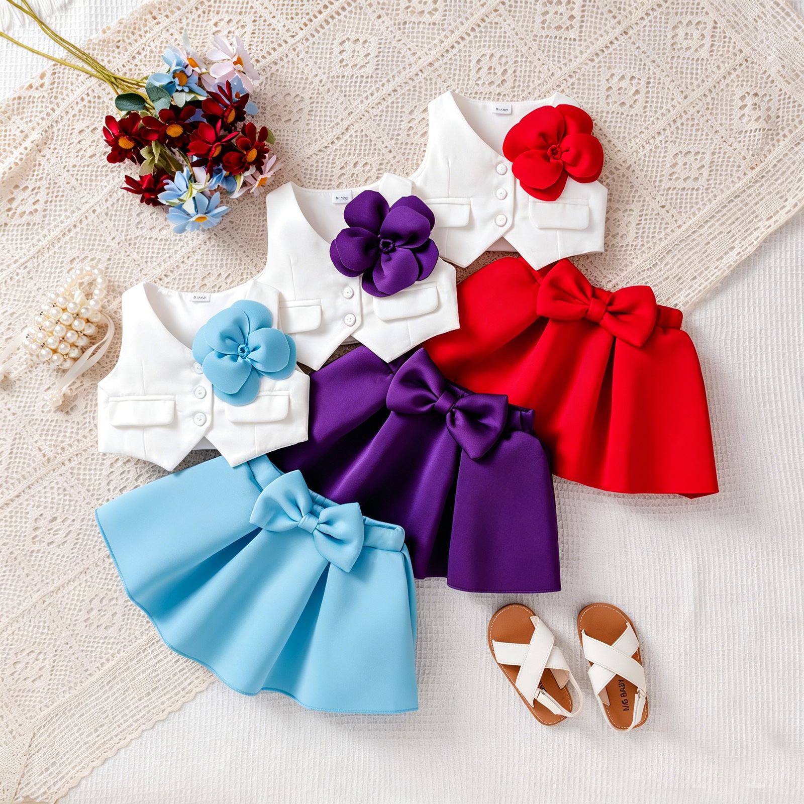 Summer Bow Solid Color