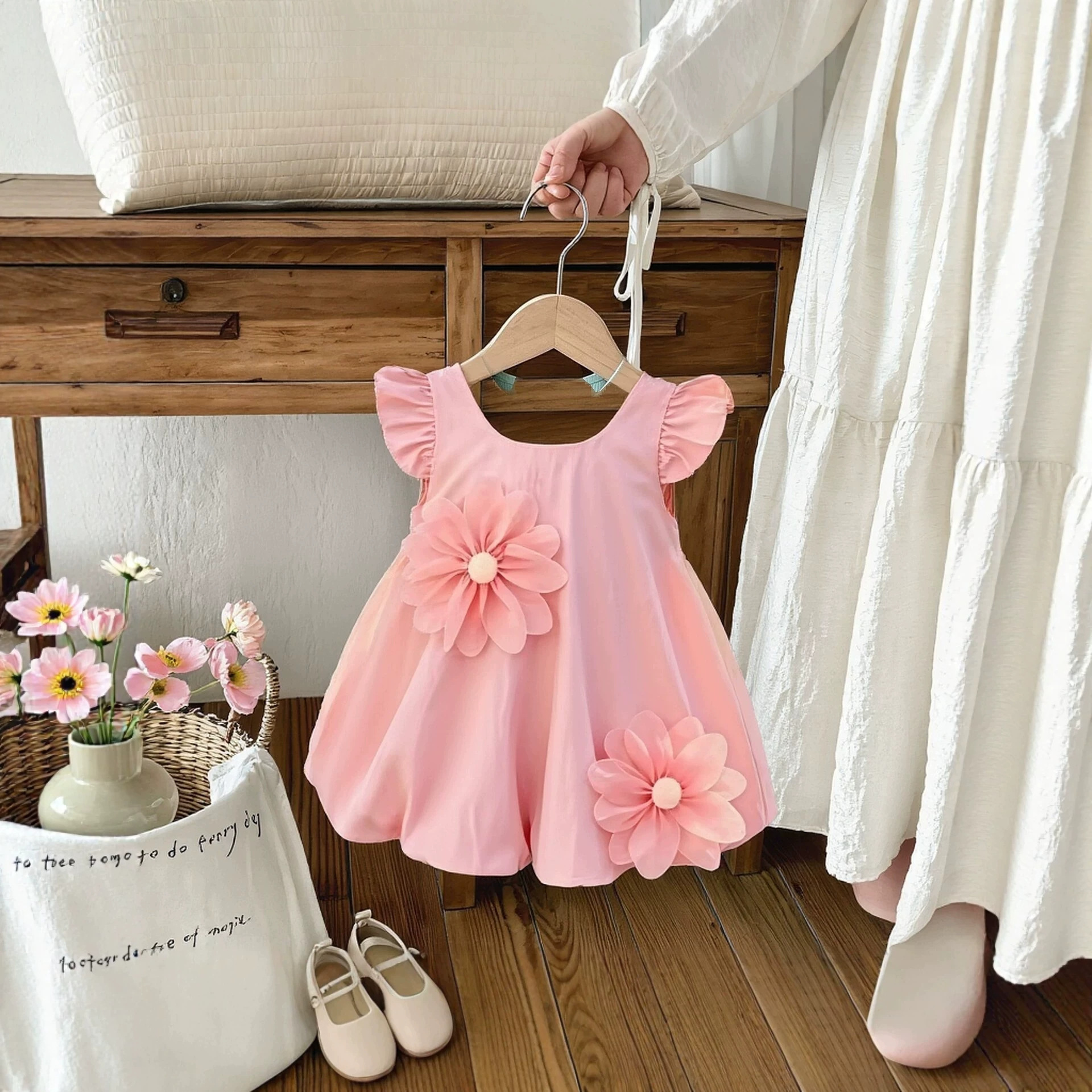 Dress with Flying Sleeves - Image 4