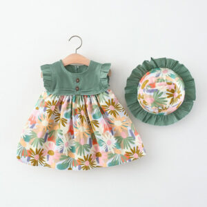 Sunflower Dress with hat