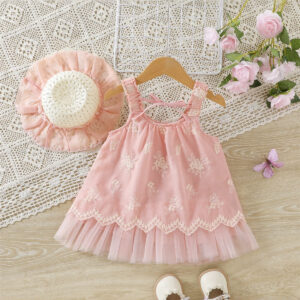 Embroidered Patchwork Suspender