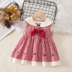 Strawberry Embroidered Dress
