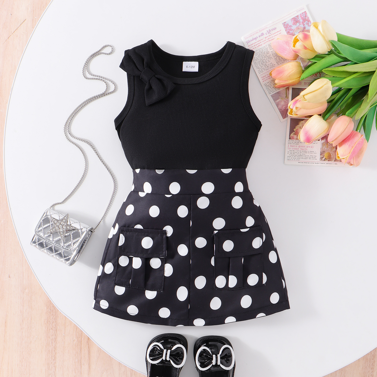 Wave Dot Skirt