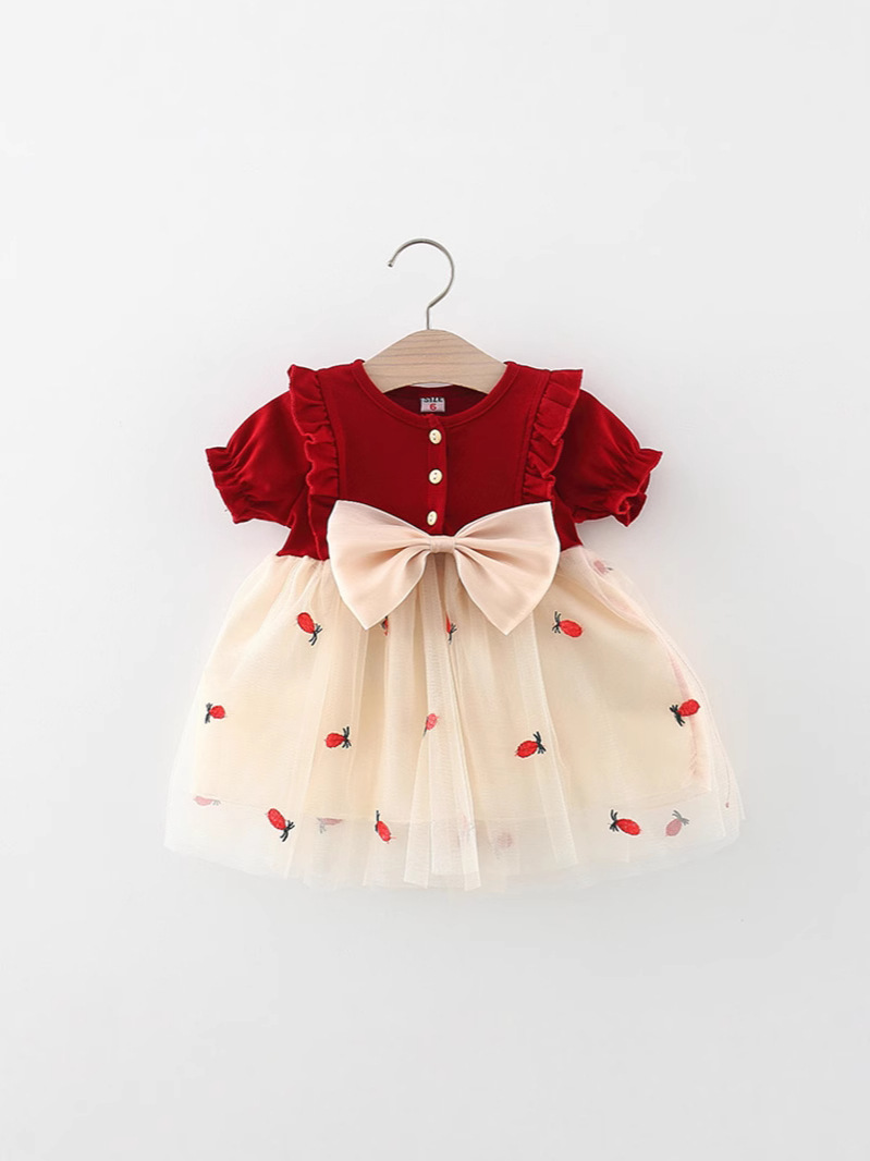 Cloud Yarn Bow Dress
