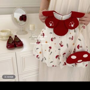 Mashroom Dress With Bag