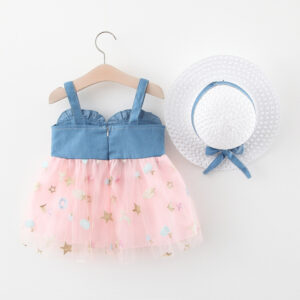 Girls Star Moon Mesh