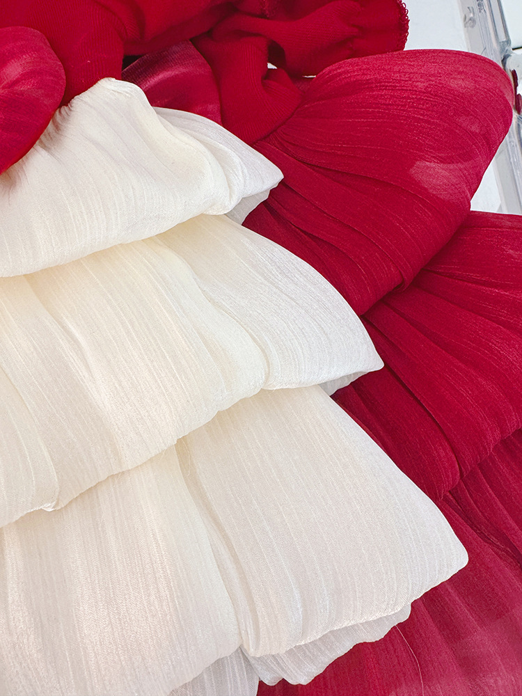 Baby Red Dress Fluffy - Image 8
