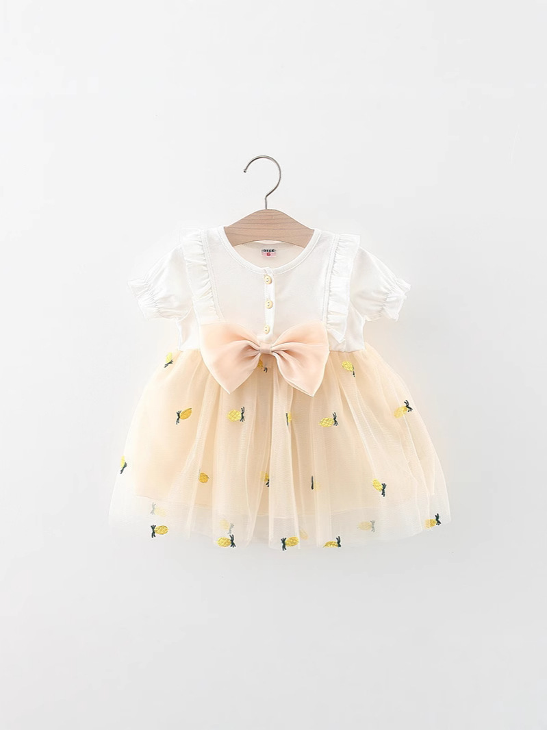 Cloud Yarn Bow Dress - Image 4