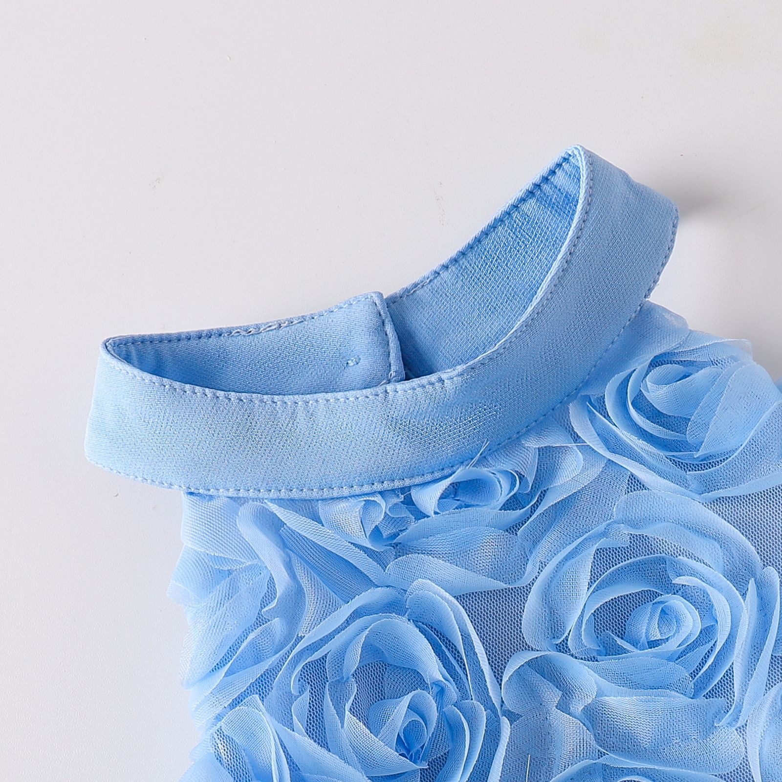 Blue Wide Leg Pants - Image 3