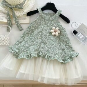 Jacquard Vest dress Korean