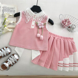 Tulip Color Blocked Skirt