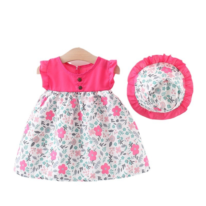 Sunflower Dress with hat - Image 5