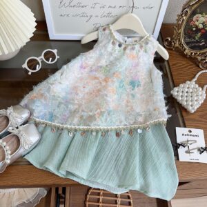 Tassel Jacquard Princess Dress