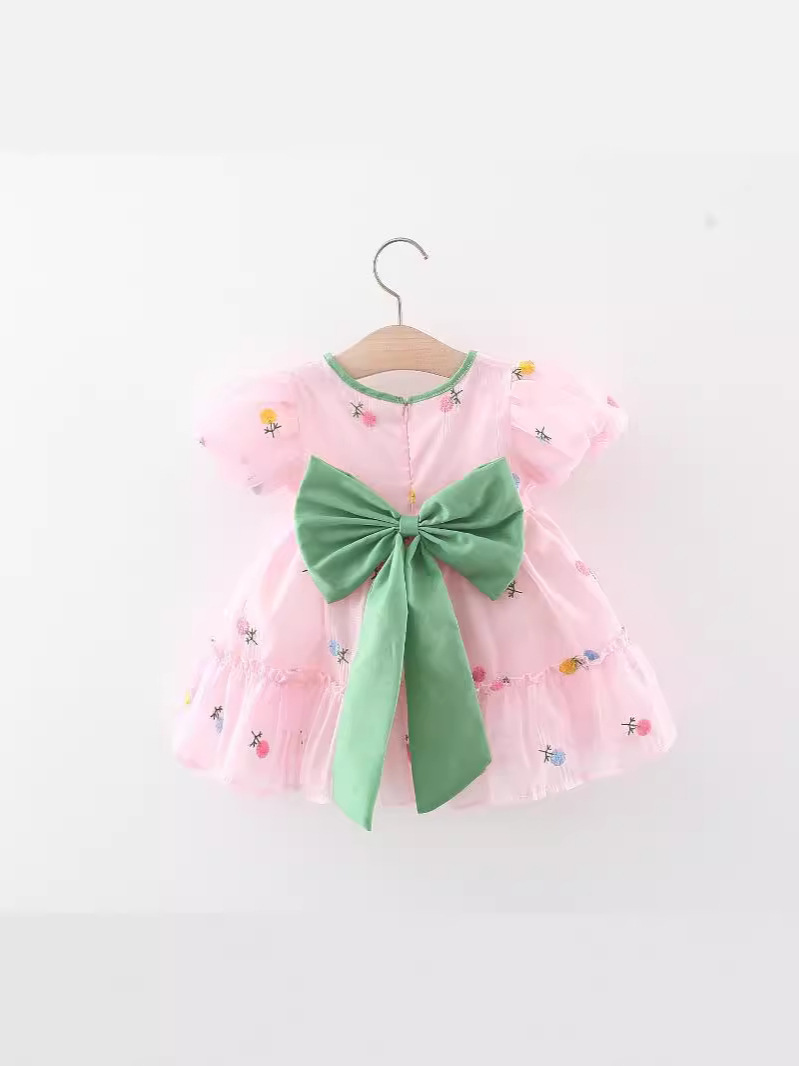 Embroidered Back Big Bow - Image 4