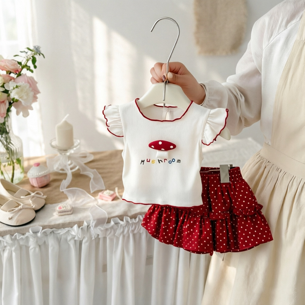 Mashroom Skirt Baby Girl - Image 2