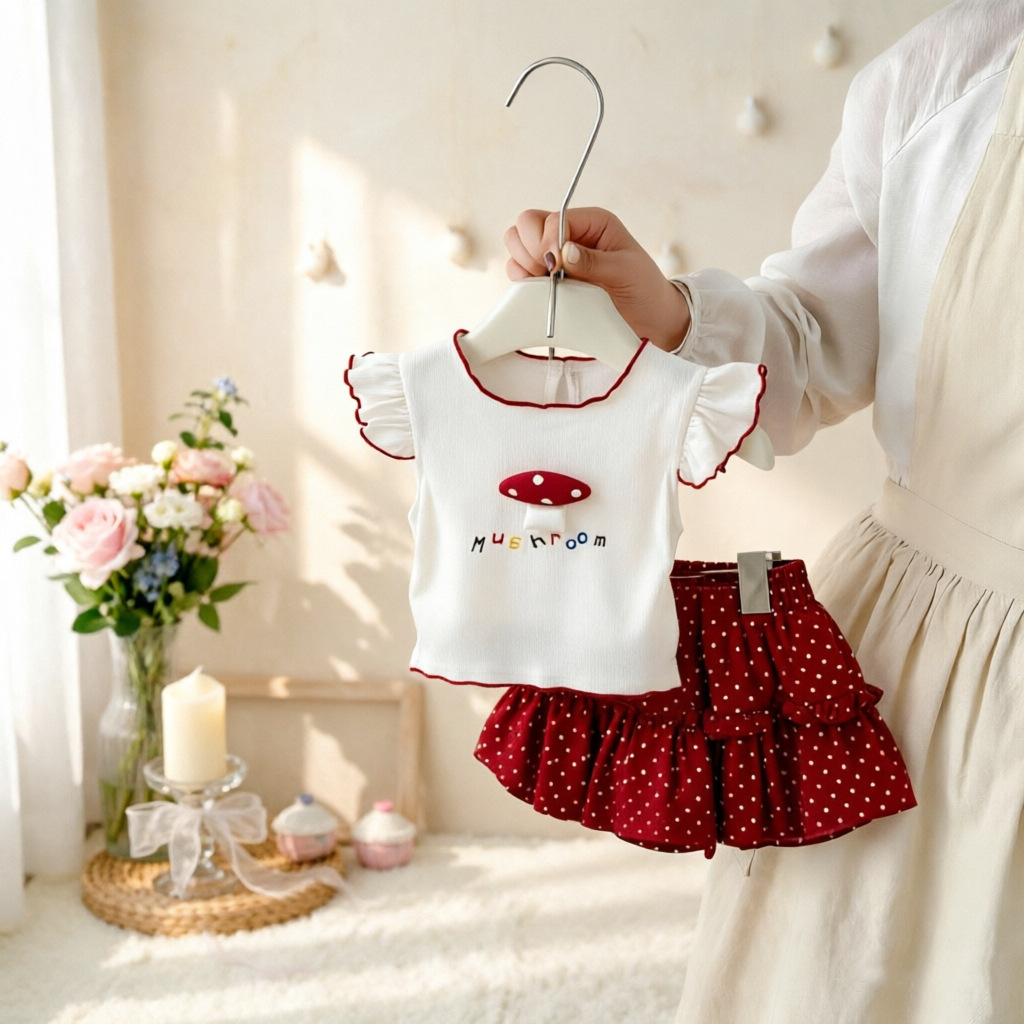 Mashroom Skirt Baby Girl - Image 4