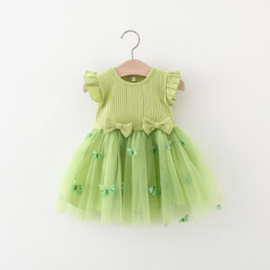 Children's Baby's Summer Sleeveless Mesh Dress