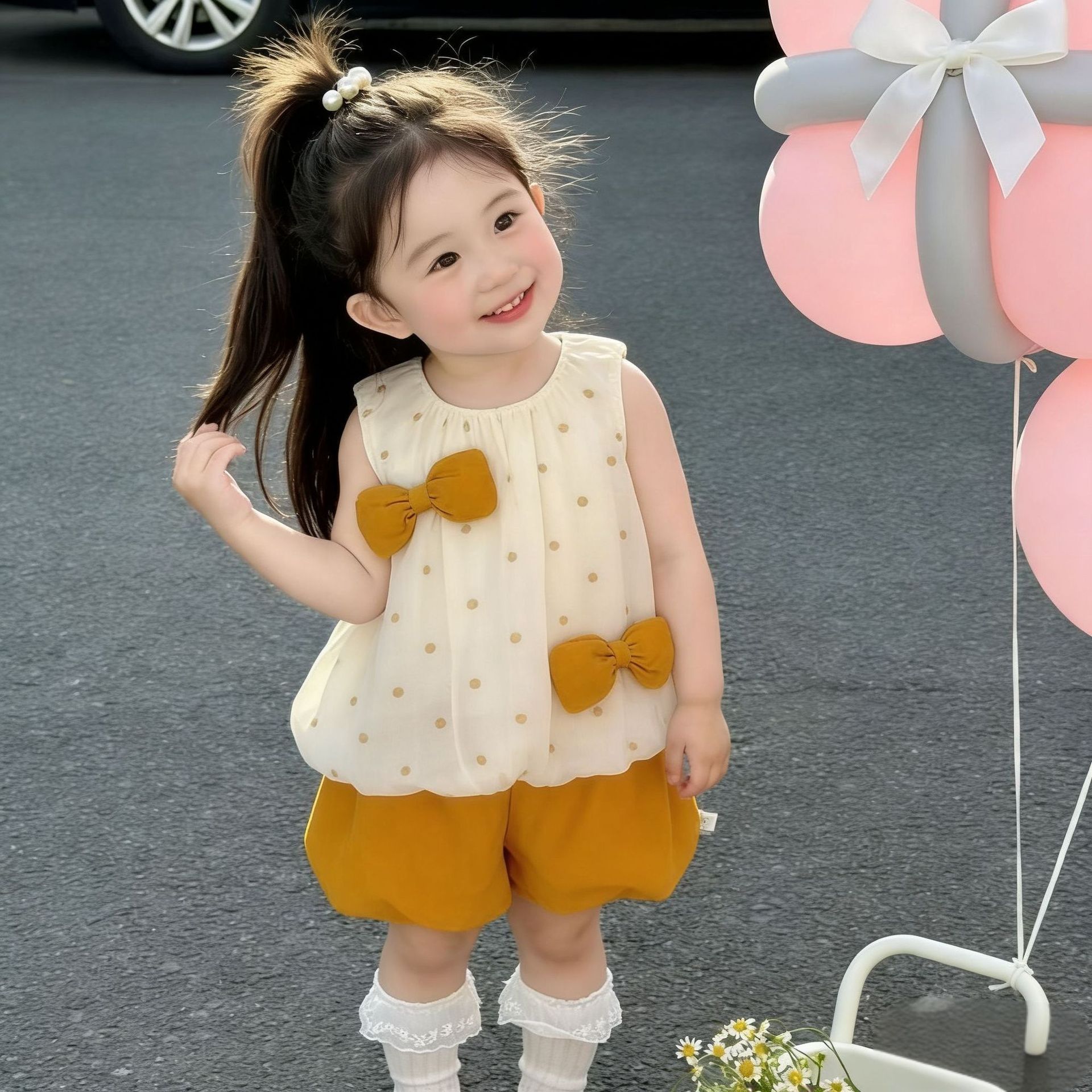 Baby Shorts Two Piece Set - Image 5