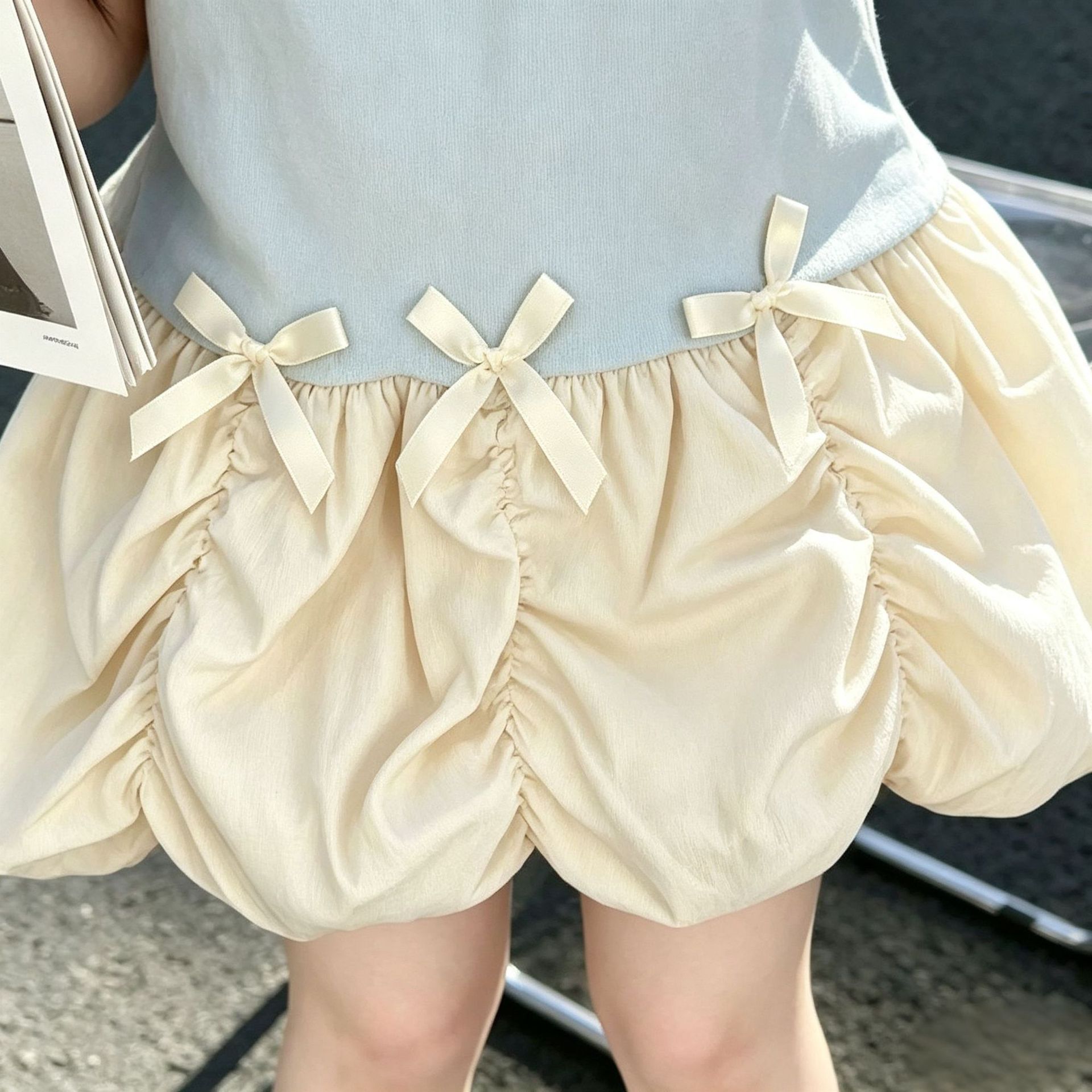 Gentle Lace Trim Dress - Image 3