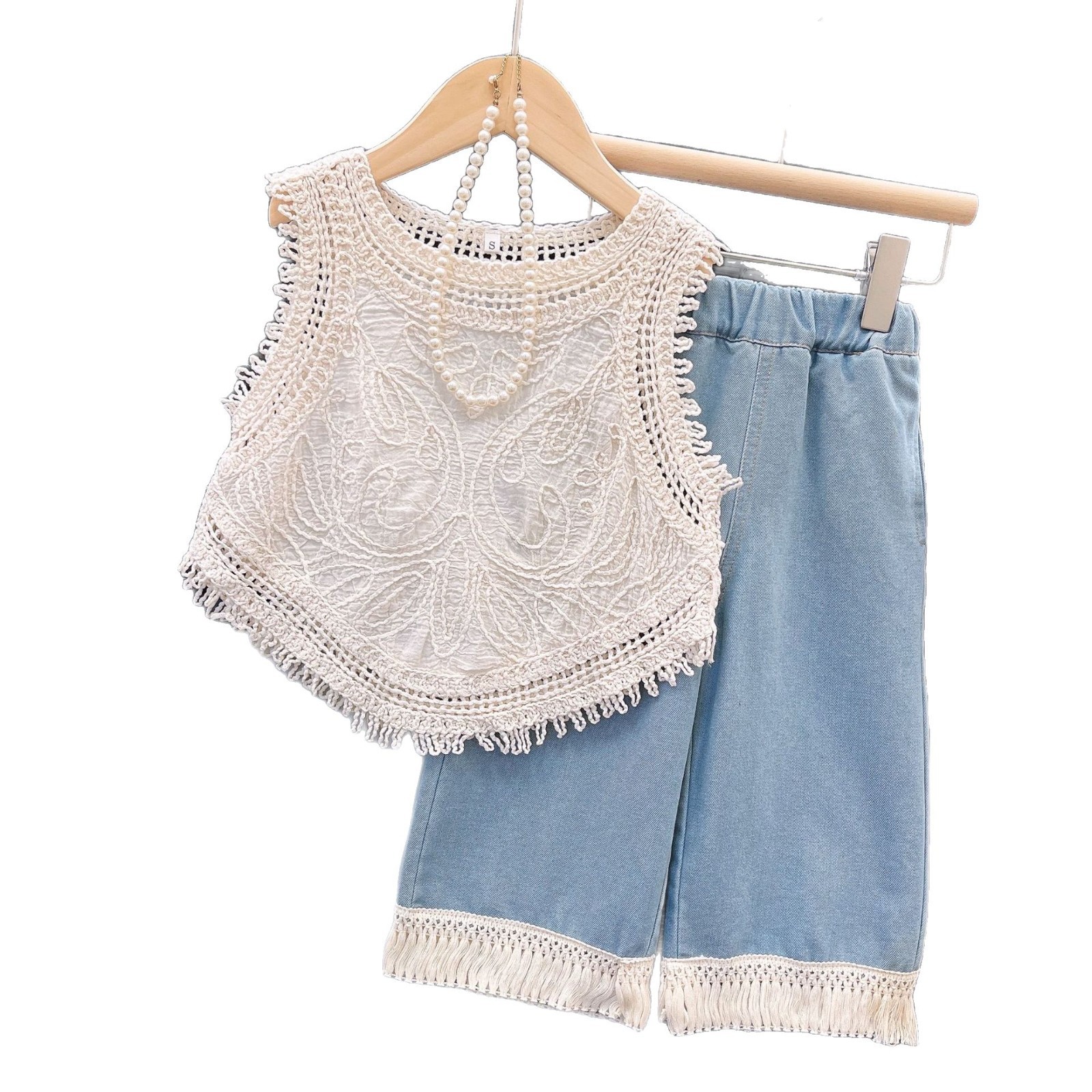 Lace Knit Top & Jeans - Image 5