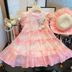 Floral Princess Dress Little Girl